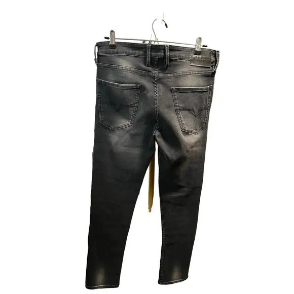 Guess Mens Slim Tapered Fit Distressed Jeans - Picture 6 of 7